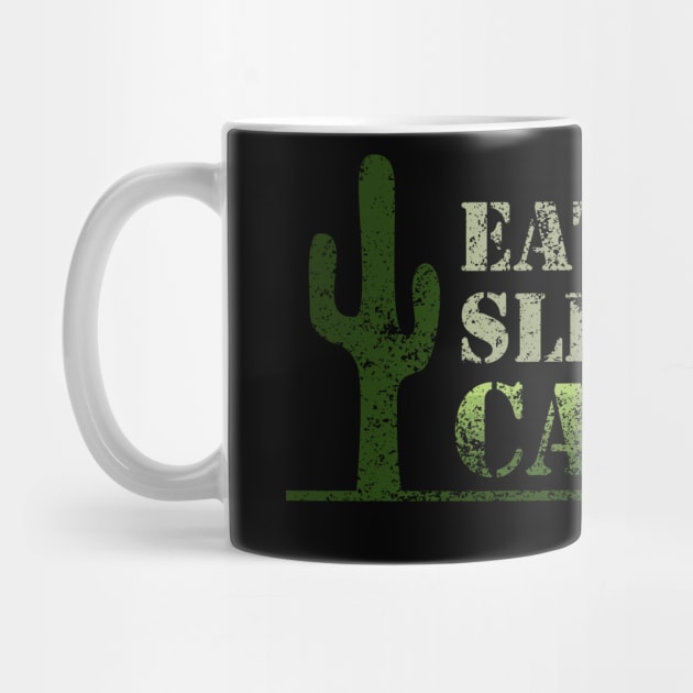 Eat Sleep Cactus Repeat by Cactee